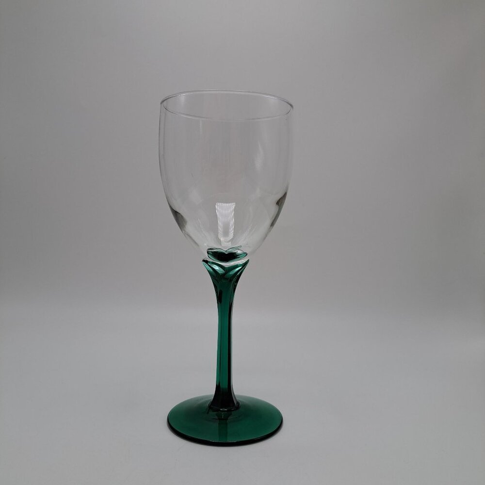 Libbey Domaine Green Juniper Stemmed Water Glass